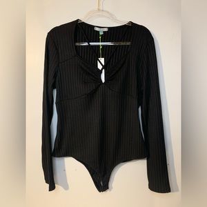 Good Luck Gem Ribbed Bodysuit SIZE XXL NWT